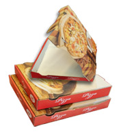 Verpackungen-Pizzaboxen-Pappteller